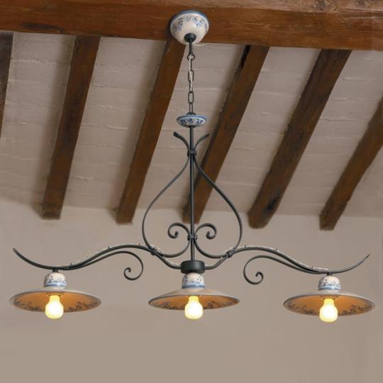 imas 35905 3l30 mediteransky styl luster kuchyna antik trhlina kutna lampa rucne malovana keramicka obyvacka toscana chatka osvetlenie.jpg